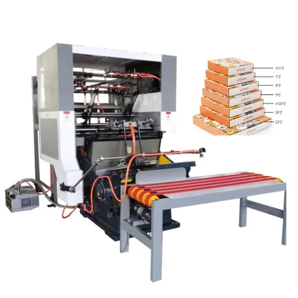 High Speed Die-cutting Automation: Cardboard Carton Creasing & Die-cutting Machine for Corrugated Cardboard Cutting