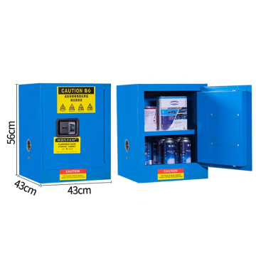 2 Tier 4 Gallonen Blau Explosionssicherer Schrank für schwach ätzende Materialien