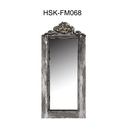 Artistic hand carved Rectangle Shape and Full length dressing Framed Mirrors,Bath Mirrors Type wall mirror