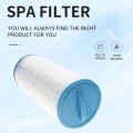 Wasbaar geplooide polyester spa -zwembad zwem spa -filter