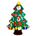 Falda navideña multifuncional para calendario de adviento y árbol