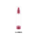 Plastik als leer 15 ml 30 ml Augencreme transparent rosa kosmetische luftlose Flasche