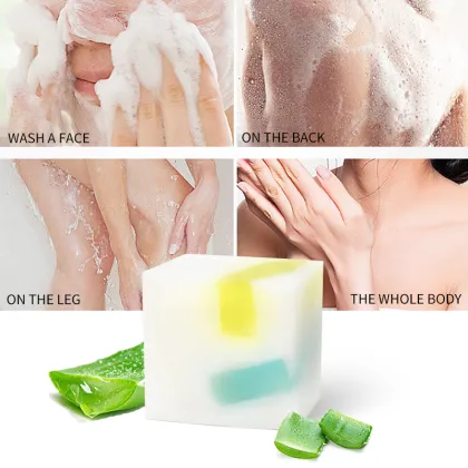 Aloe Vera Cleansing Soap: Hydrating Oil Control Face & Body Wash