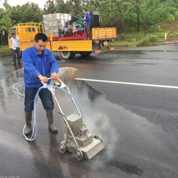 Pavement road grooving machine