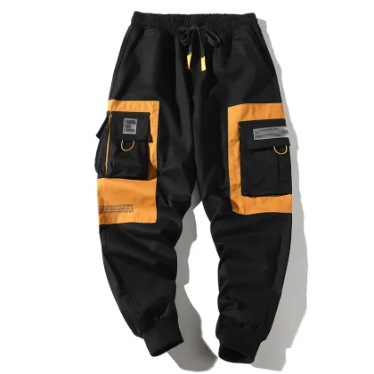 Harem pants cotton cargo pants for men