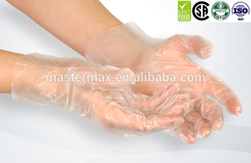 Pass BRC and SA disposable plastic gloves