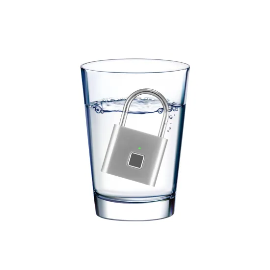 New Design Waterproof Keyless Padlock Smart Lock Fingerprint