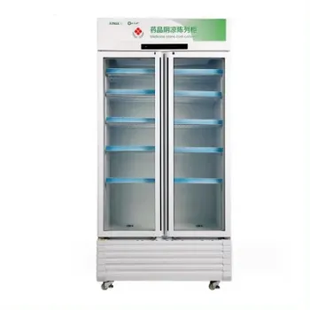 1080L New Design Single Temperature Glass Door Beverage Cooler Supermarket Showcase Display