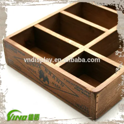 Vintage Wooden Storage Box , Earring Storage Box , Storage Box Set