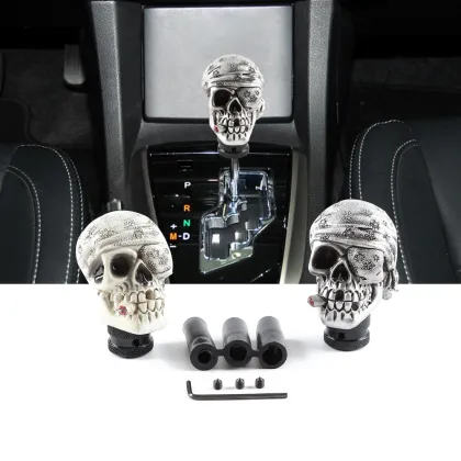 Universal Car Manual Gear Shift Knob - Personalized Skull Sport Gear Stick Shift Knob