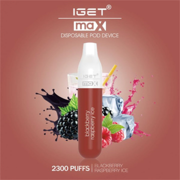 New Iget Max 2300puffs Disposable Vape Fruit Flavors