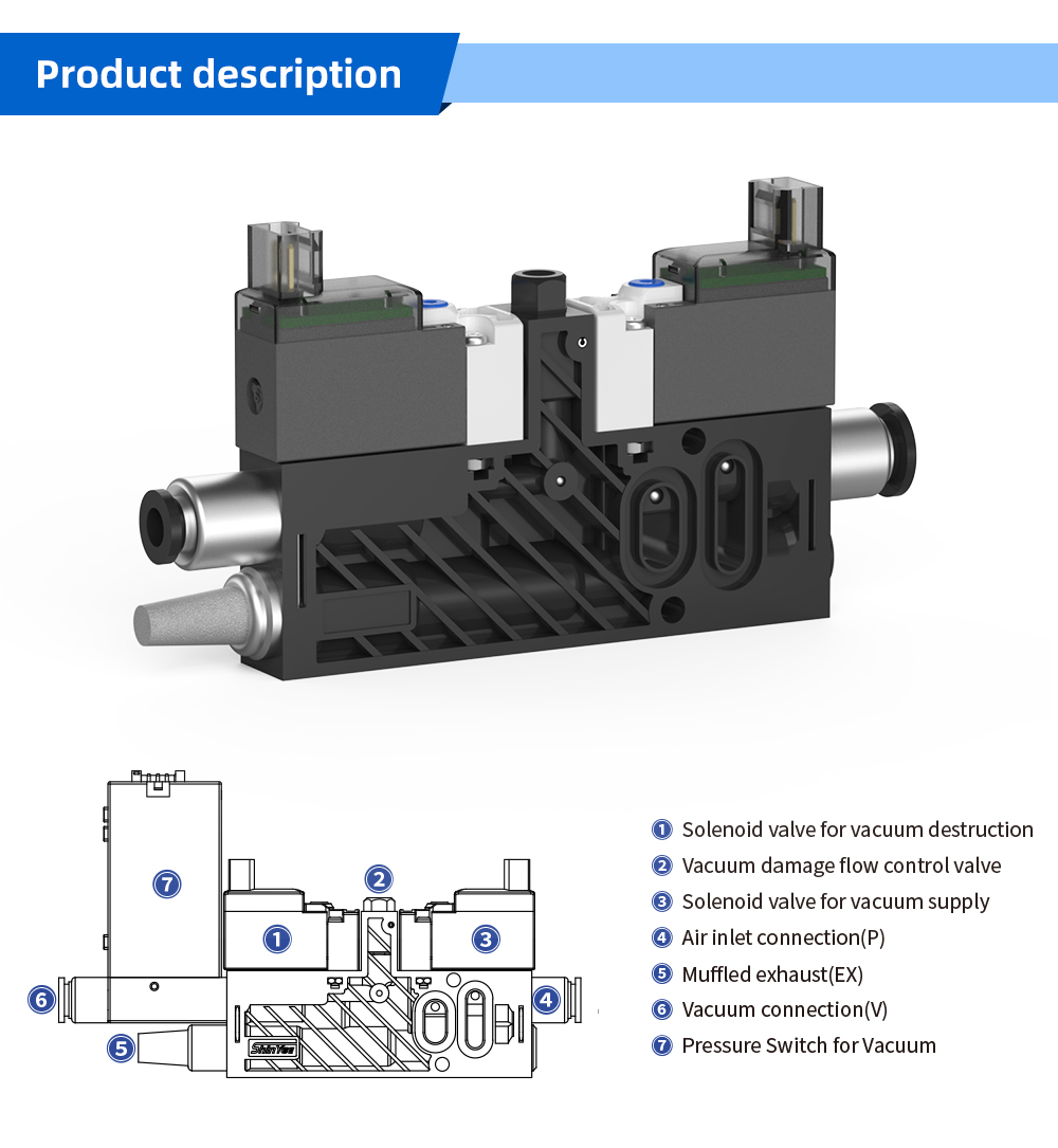 Single micro integrated vacuum generator without meter_01