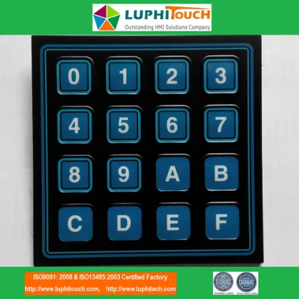 Rim Embossing Tactile PCB Circuit Membrane Keyboard