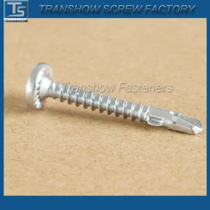 Torx pan head drilling screws with wing