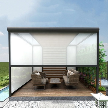 Electric Smart Motorized Aluminum Double Glass Window with Internal Blind, Mosquito Net, and Insect Screen Mesh