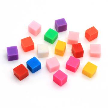 Supply Square Cube Diamonds Beads Polymer Clay Craft  DIY Decoration Nail Arts Phone Shell Ornaments Beads Charms