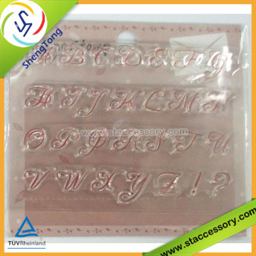 Alphabet clear stamps cheap rubber stamps letter stamps