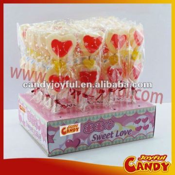 Valentines lollipop candy
