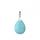 Collier pendentif en forme de goutte d&#39;eau turquoise de 28x35MM