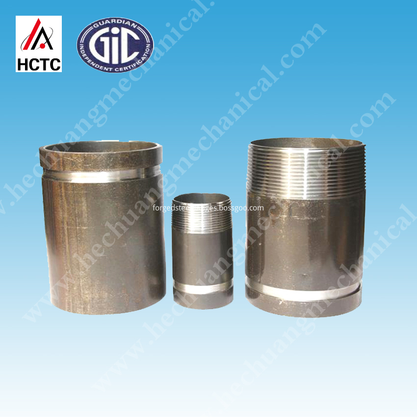 Sch 40 Threaded+grooved Steel Pipe Nipples