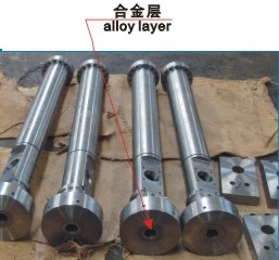 Bimetallic barrel for extrusion machine2