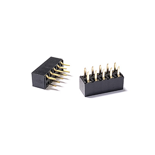 2,0 mm Doppelreihe Frauen 180 Grad Pin -Stecker