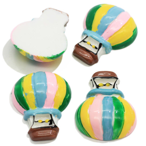 Kolor Mini kaboszon z żywicy w kształcie balonu na gorące powietrze do dekoracji rękodzieła koralik szlam ozdoby do telefonu