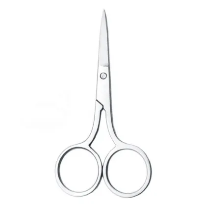 Stainless Steel Eyebrow Trimming Scissors Set