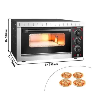 Electric Single Deck Countertop Commercial Pizza Snack Oven