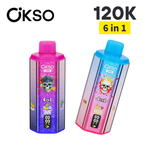 OKSO 120K Puff Disposable Vapes Online Bulk Price