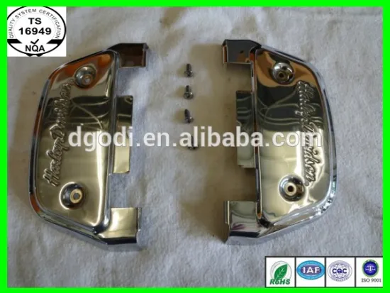Chrome Streamline Passenger Floor Board & Bracket Set For touring 93-16