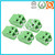 Factory Custom 2 Pin Screw 5.08mm Green PCB Terminal Block