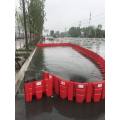 temporary outdoor highway traffic flood barrier boxwall