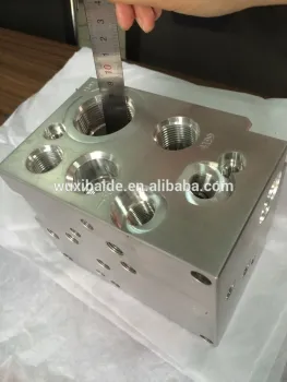 custom cnc machined hydrulic oil valve cnc machining steel valve parts