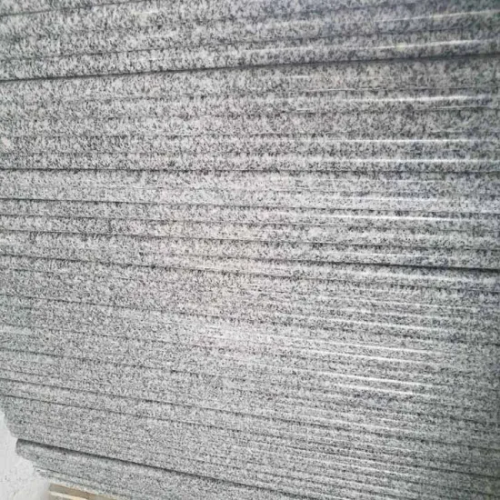 Chinese Outdoor Staircase Building Material Exterior Bullnose Grey Stone Steps