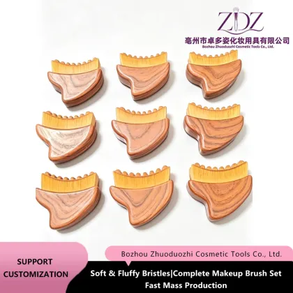 Brown Special Shape Makeup Brushes