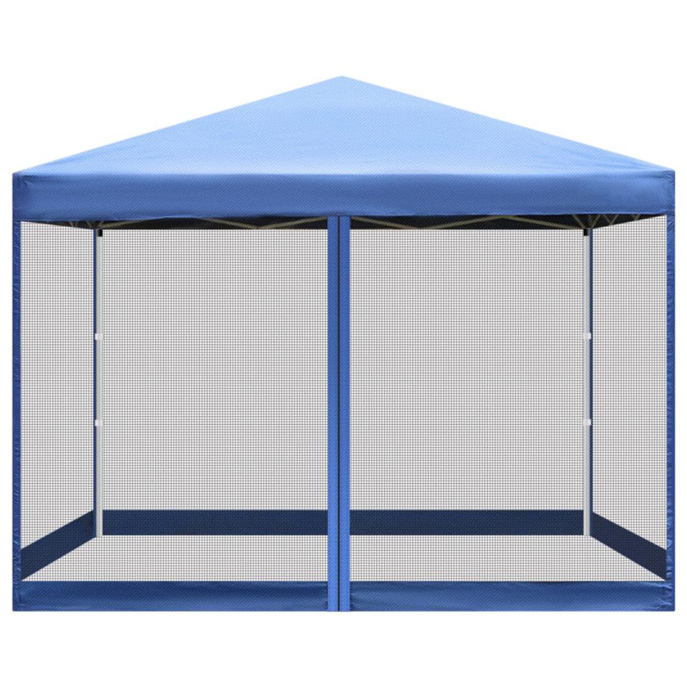 Retractable Canopy Party Tent with Mesh Side Walls