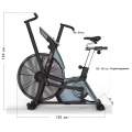 Equipamento de ginástica cardio Gym Equipment de resistência ao vento de bicicleta de ar