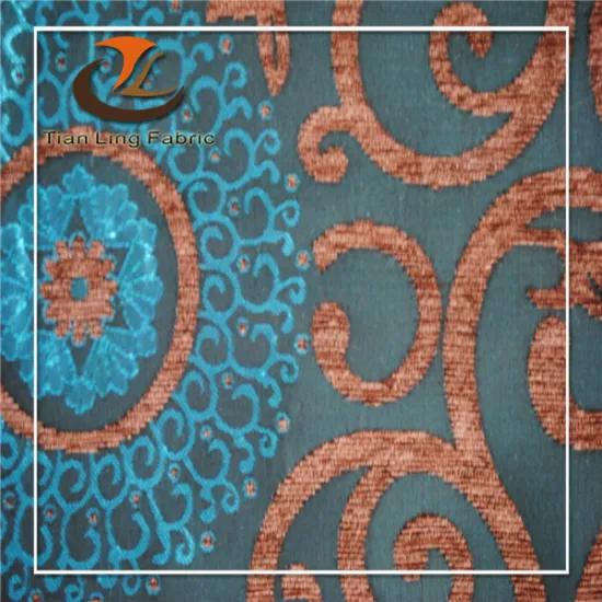 jacquard chenille upholstery fabric