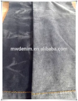 Black Yarn Dye French Terry Knit Denim Cotton Farbic Hot Selling