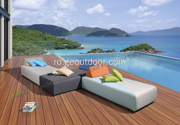 Canapea modernă cu mobilier de exterior / interior