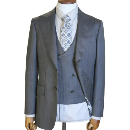 High End Italian Fabric Banker Suit Collection
