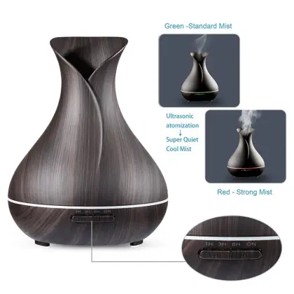 400ml Top Rated Ultrasonic Rose Essential Oil Diffusers