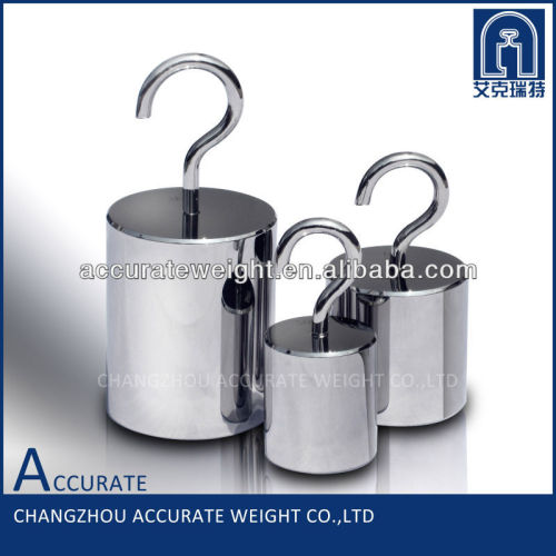 M1,20kg,precison scale weights,304 stainless steel calibration,single hook weights