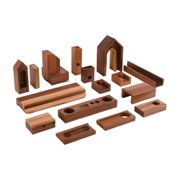 Factory-Direct Solid Wood Pendant with Black Walnut & Rosewood Wings: Custom Wood Base Specifications & Technique