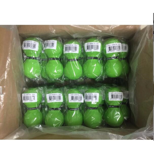 Double lacrosse rubber ball