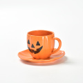 Halloween Pumpkin Cappuccino Coffee Ceramic Espresso tasse