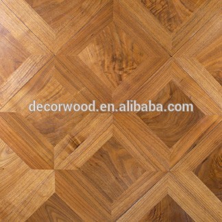 High quality solid wooden walnut parquet floors