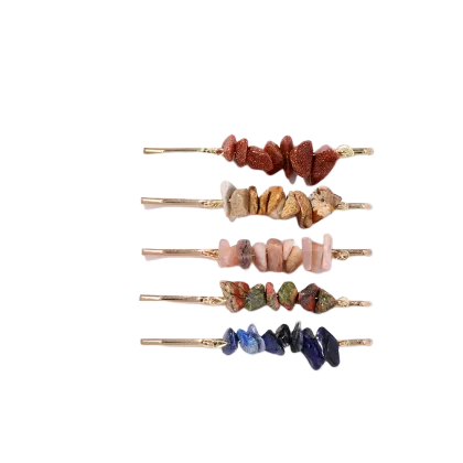 Multi-Color Gravel Hairpin Set