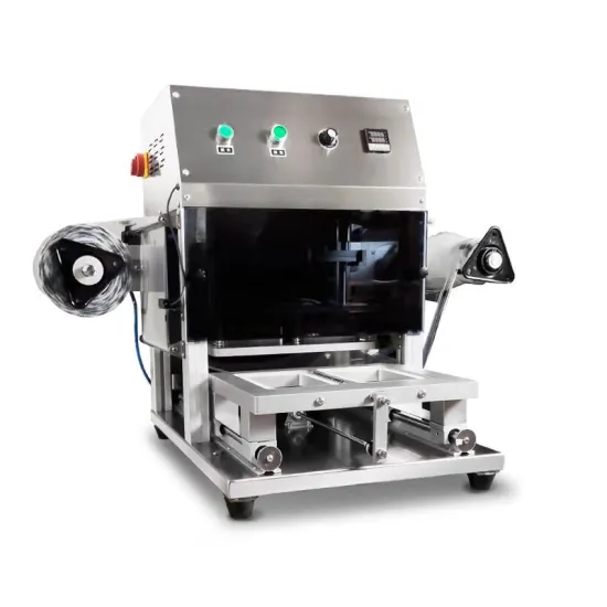 Good price Pneumatic pre-formed tray sealing machine